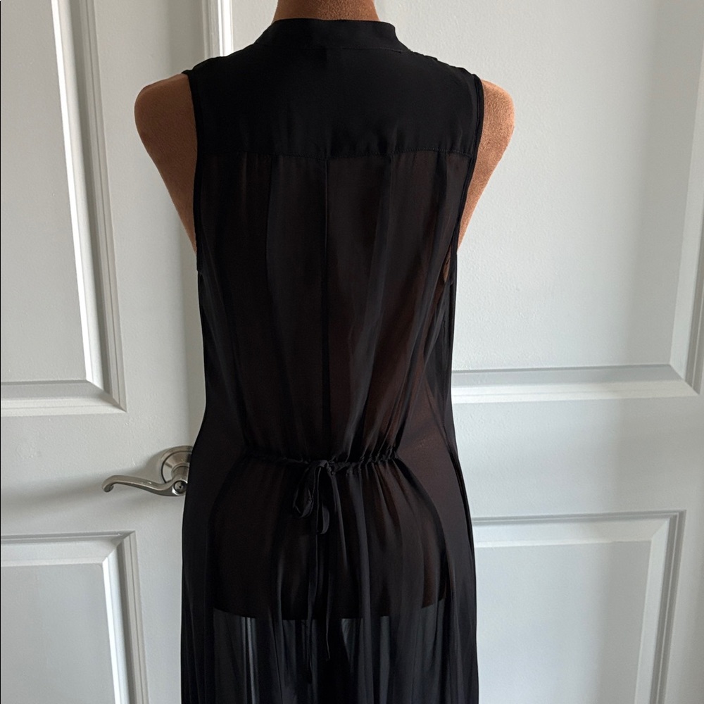 Rare Archival Free People Night Whispers Pleated Maxi Jumpsuit Palazzo Pants - 0 - Picture 14 of 14